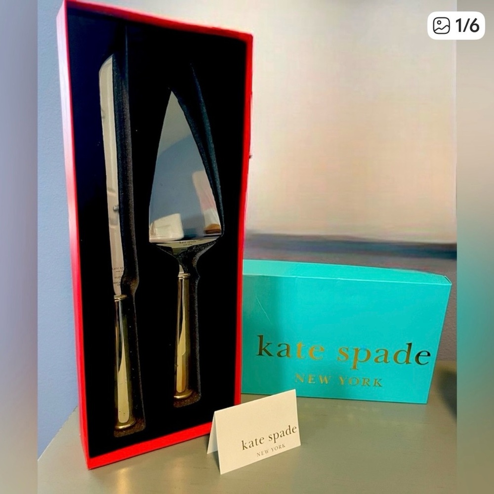 Kate Spade by Lenox Darling Pointe
2 Piece Wedding Cake Knife and Sever Set